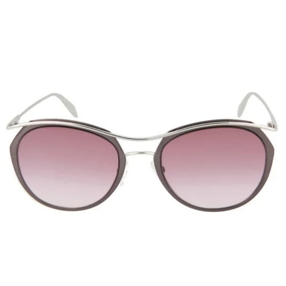 ALEXANDER MCQUEEN Round Aviator Sunglasses - Picture 4 of 4